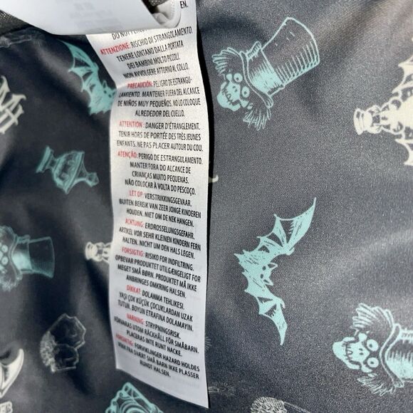 Disney Parks Loungefly Haunted Mansion Backpack Hatbox Ghost Glow In The Dark - Picture 12 of 16